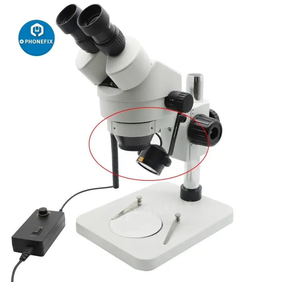 28 LEDs Slant Ring Light Illuminator Oblique Light Source Lamp For Stereo Microscop