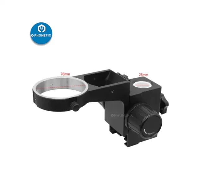 50mm Diameter Stereo Microscope Head Holder Focusing Stand Bracket