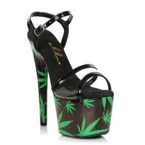 709-ASHLEY 7" Stiletto Sandal With Marijuna Platform