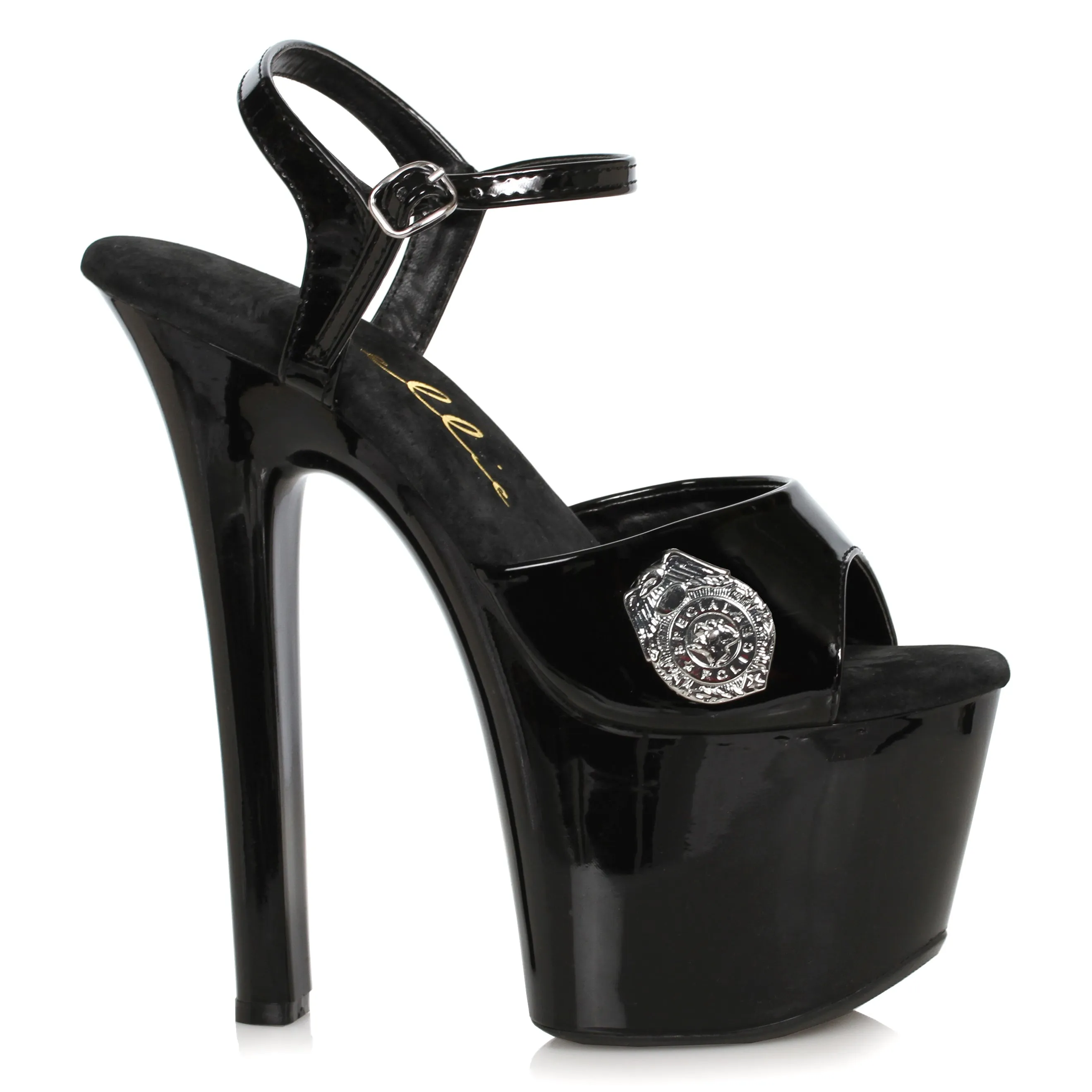 711-PATROL 7" Women's Stiletto Sandal with Badge