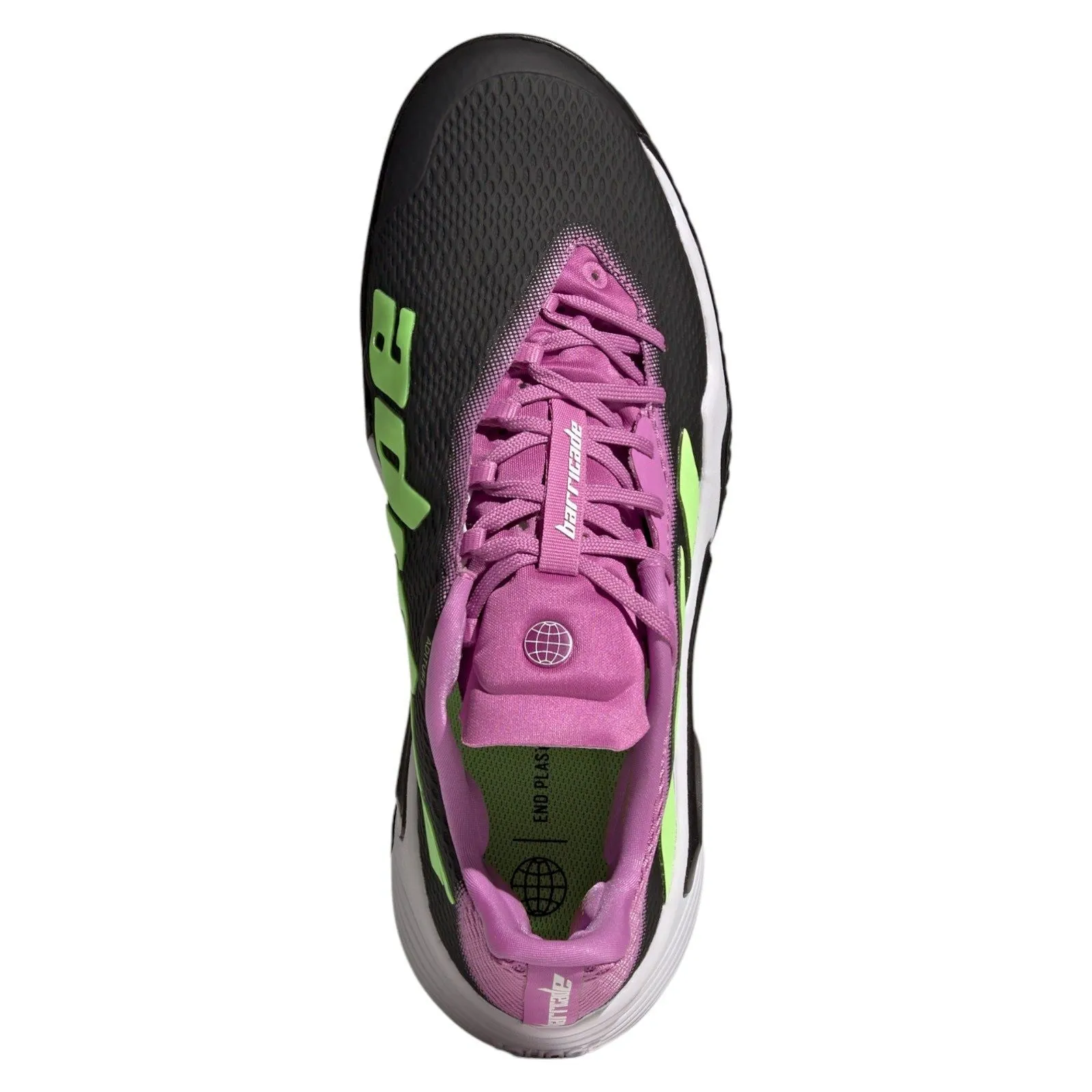 adidas Barricade Tennis Shoes - Carbon Pulse / Lilac