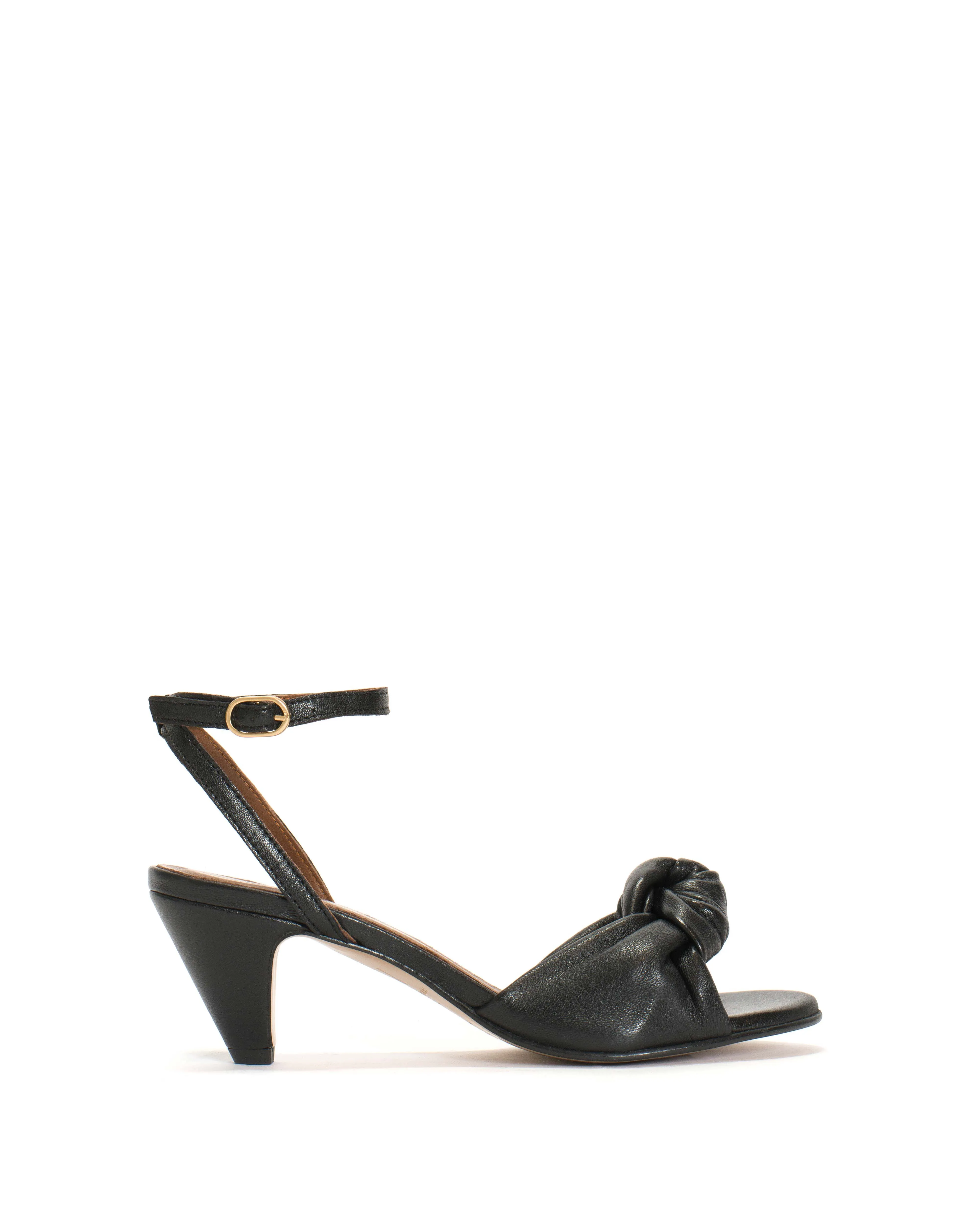 Aliza 50 stiletto Shiny lamb Black