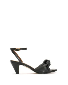 Aliza 50 stiletto Shiny lamb Black
