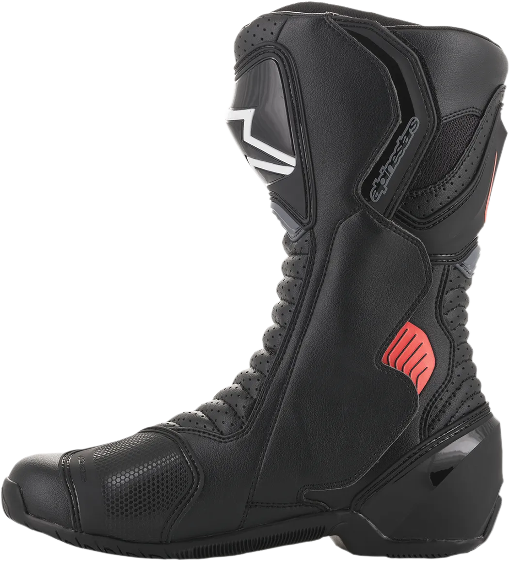 ALPINESTARS SMX-6 v2 Boots - Black/Gray/Red - Vented - US 13.5 / EU 49 2223017-1133-49