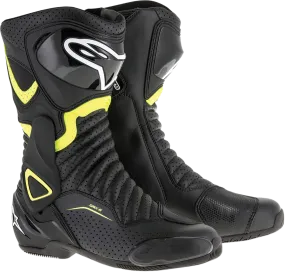 ALPINESTARS SMX-6 v2 Vented Boots - Black/Yellow - US 10.5 / EU 45 2223017-1550-45