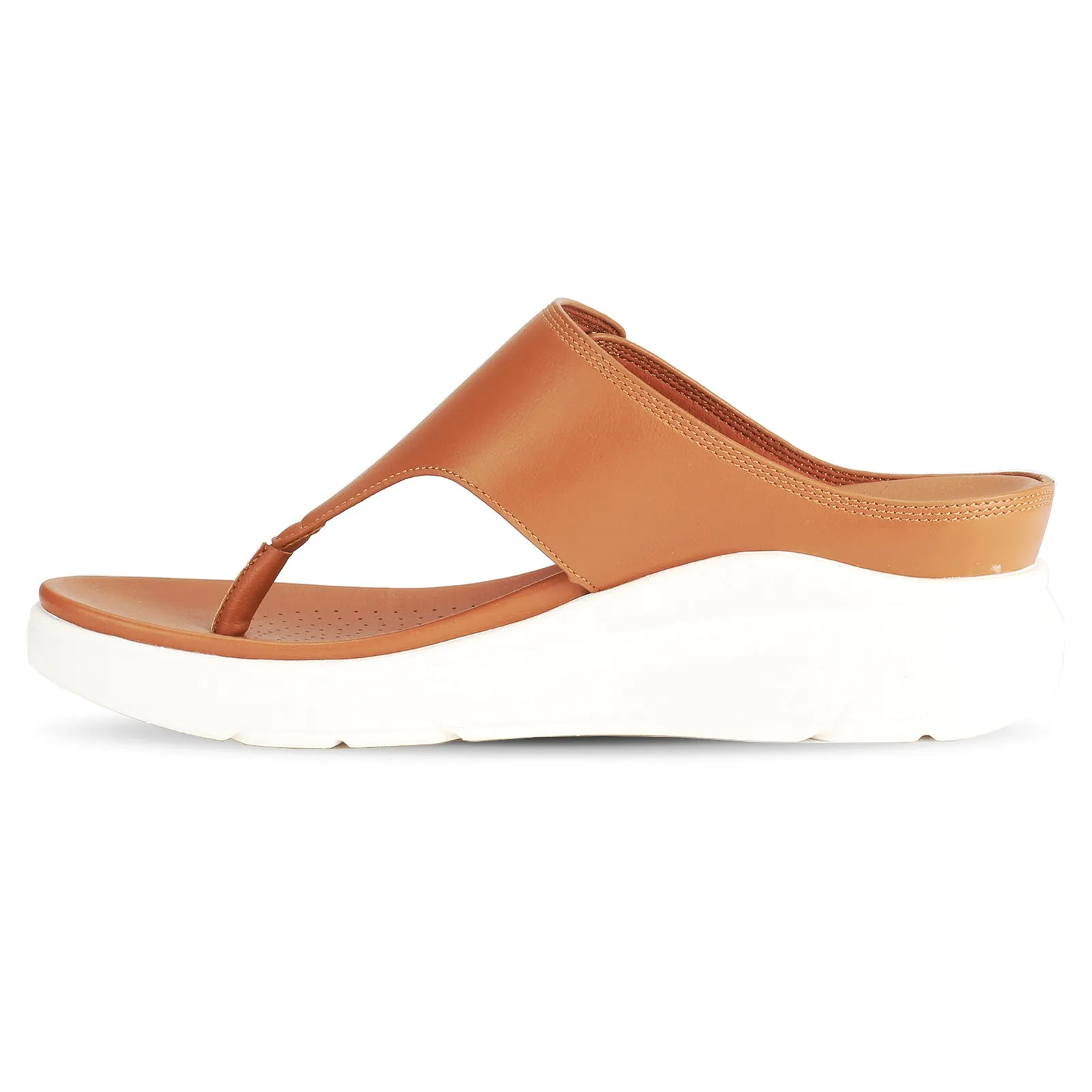 Amber women's comfy platform heel toepost sandal