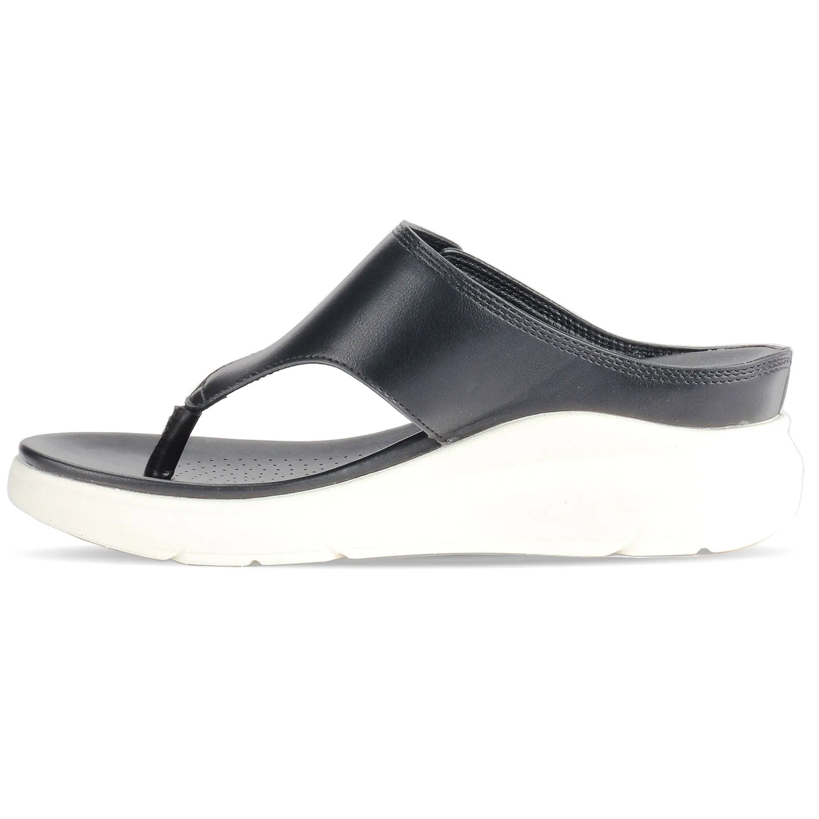 Amber women's comfy platform heel toepost sandal