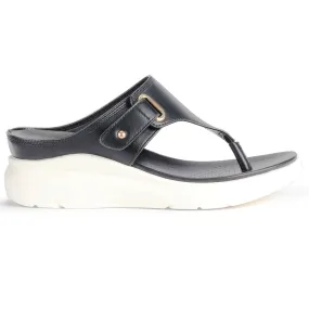 Amber women's comfy platform heel toepost sandal