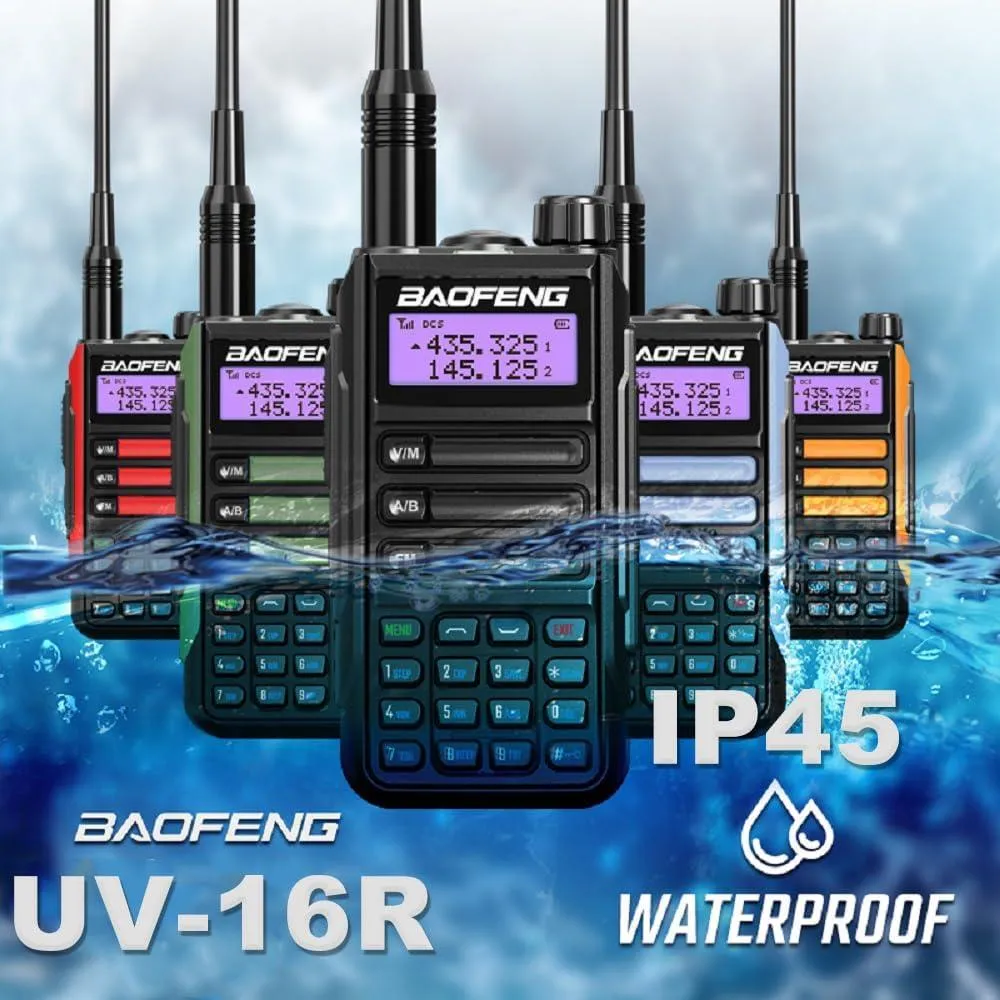 BAOFENG UV-16R TRI-BAND RADIO (USB-C RECHARGE)