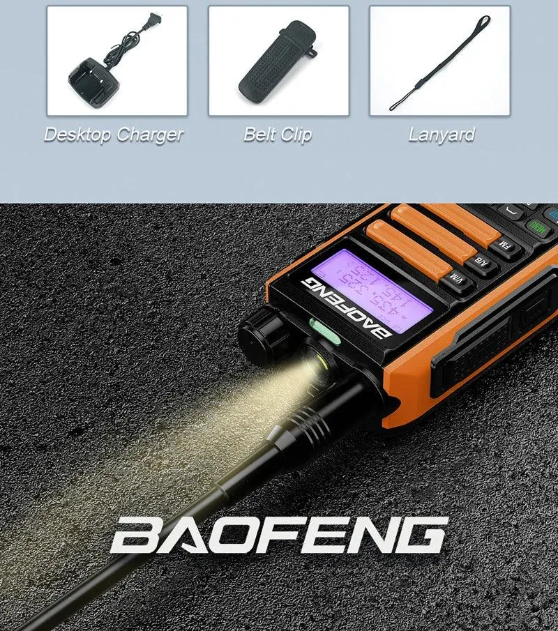 BAOFENG UV-16R TRI-BAND RADIO (USB-C RECHARGE)