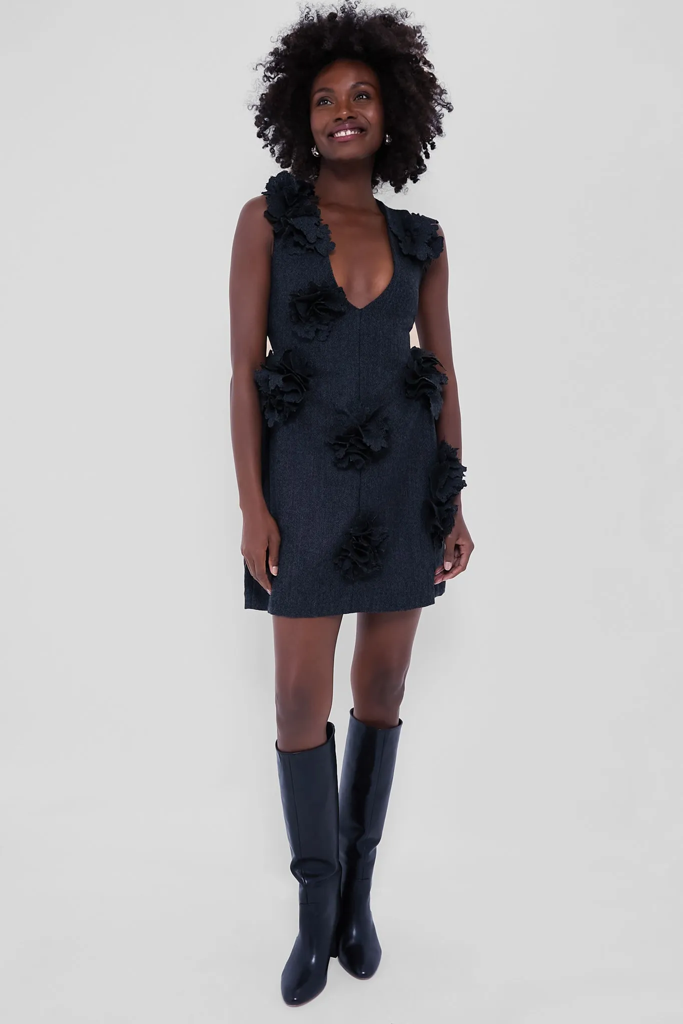 Black Wangari Mini Dress