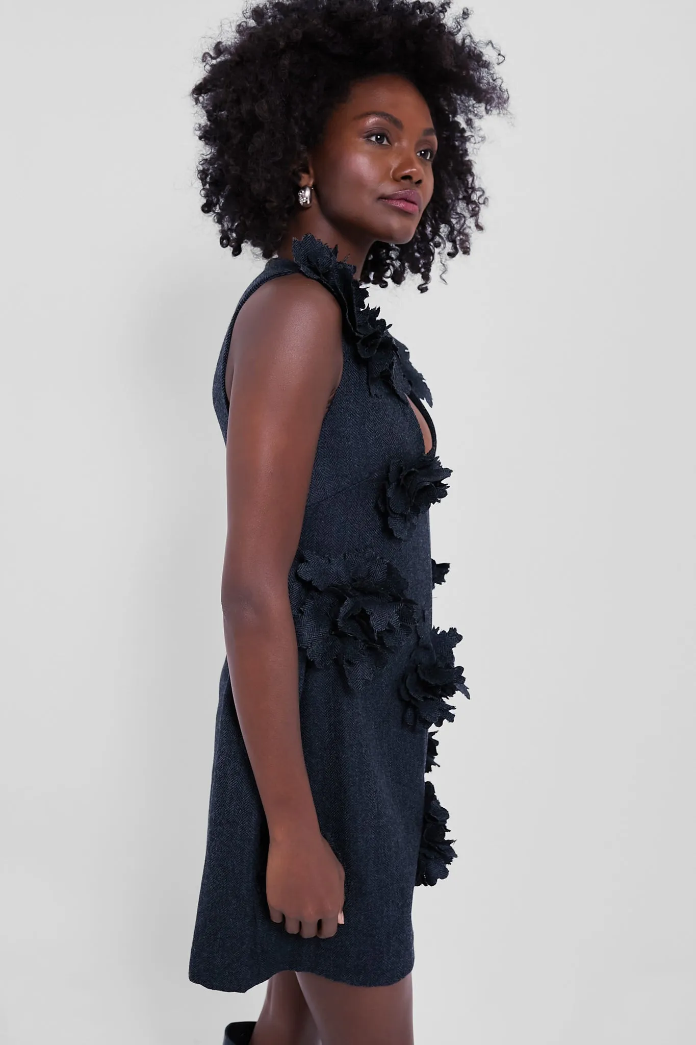 Black Wangari Mini Dress