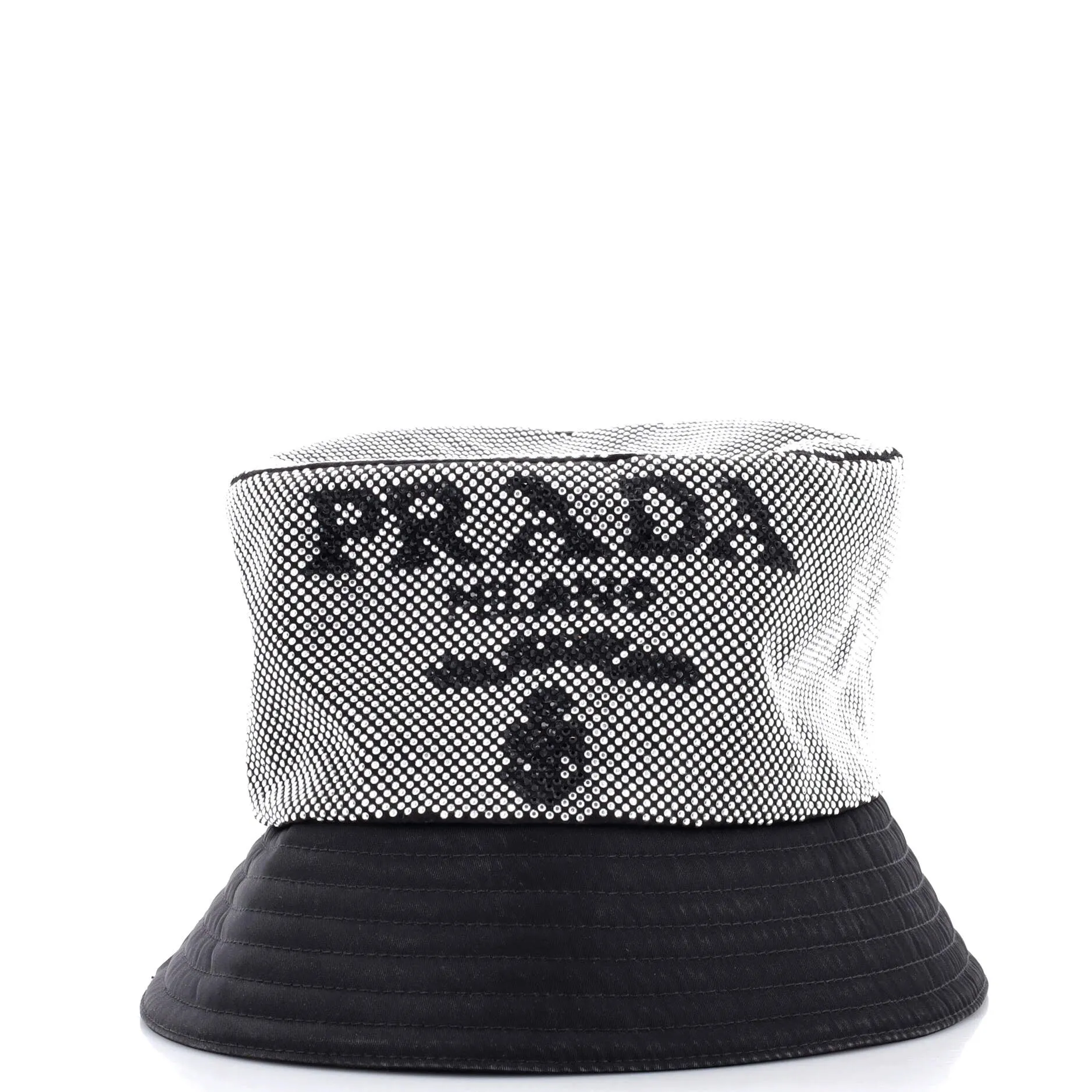 Bucket Hat Crystal Embellished Re-Nylon