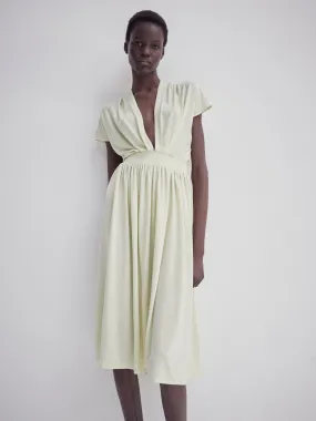 Bythos Dress in Lime
