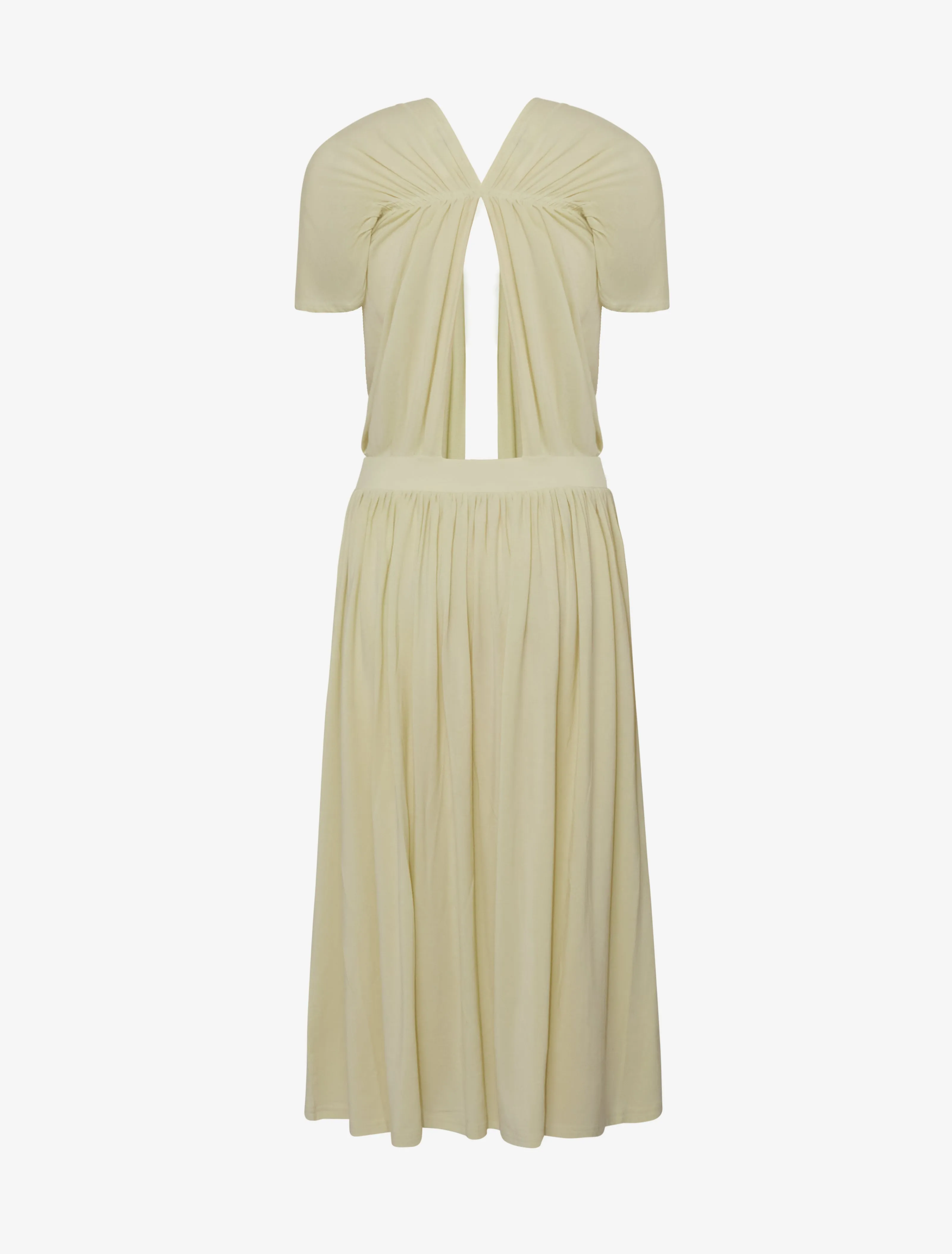 Bythos Dress in Lime