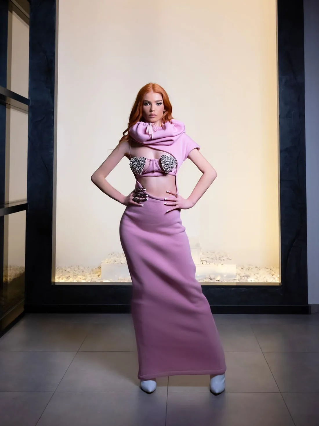 Cadence Stretchy Corset Evening Dress