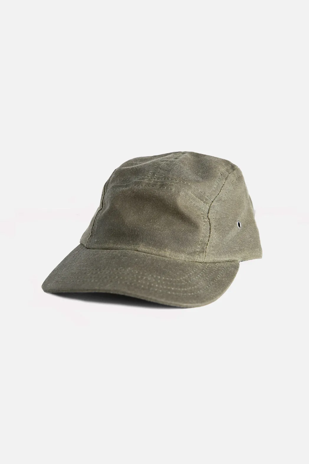 Camper Waxed 5 Panel Cap / Moss