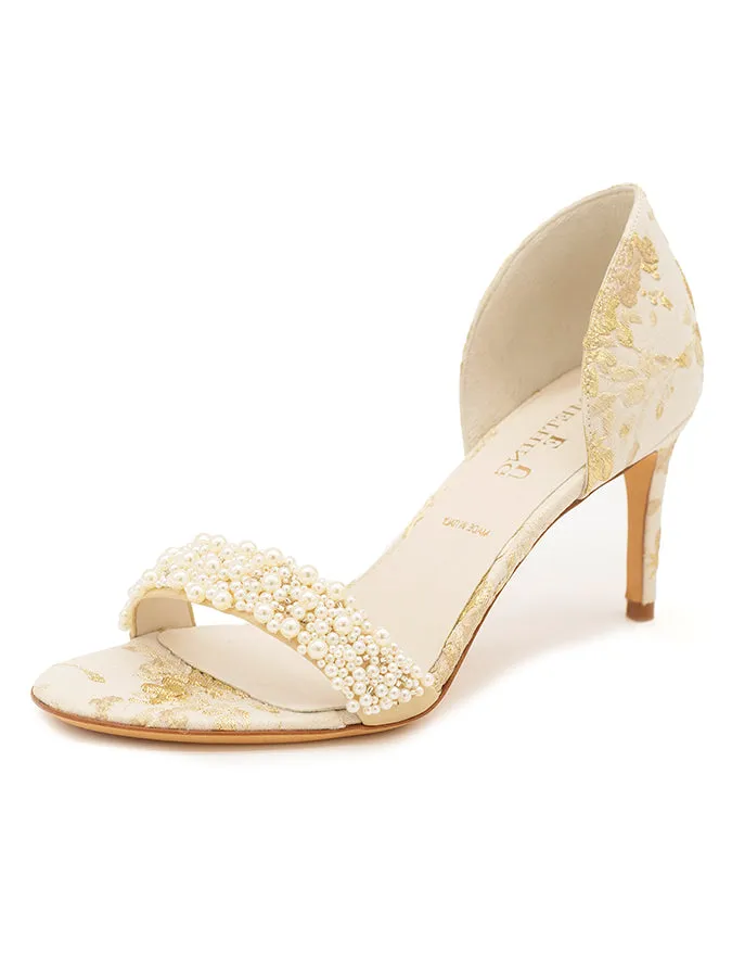 Cappy d'Orsay Sandal Brocade