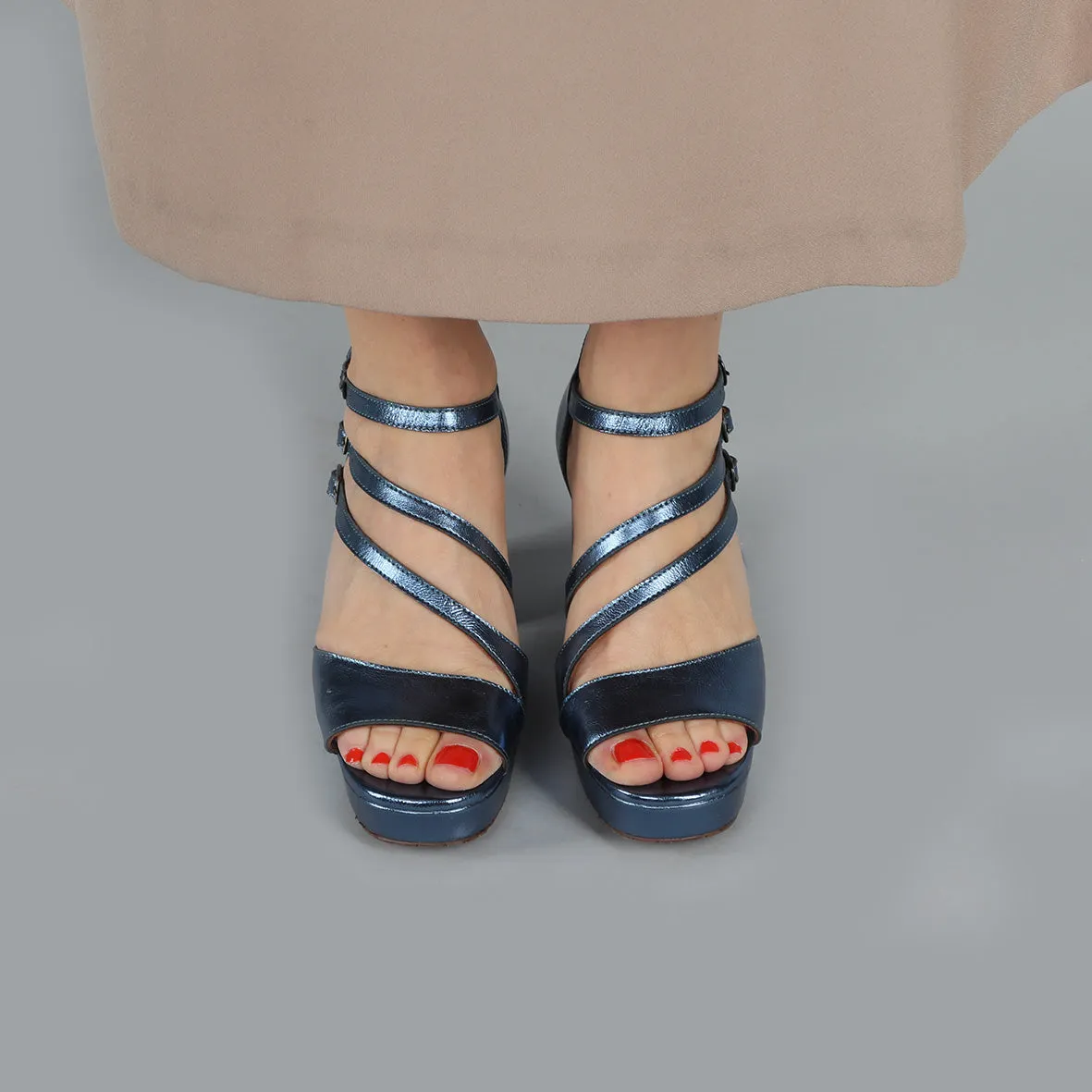 Carmen Blue Metallic