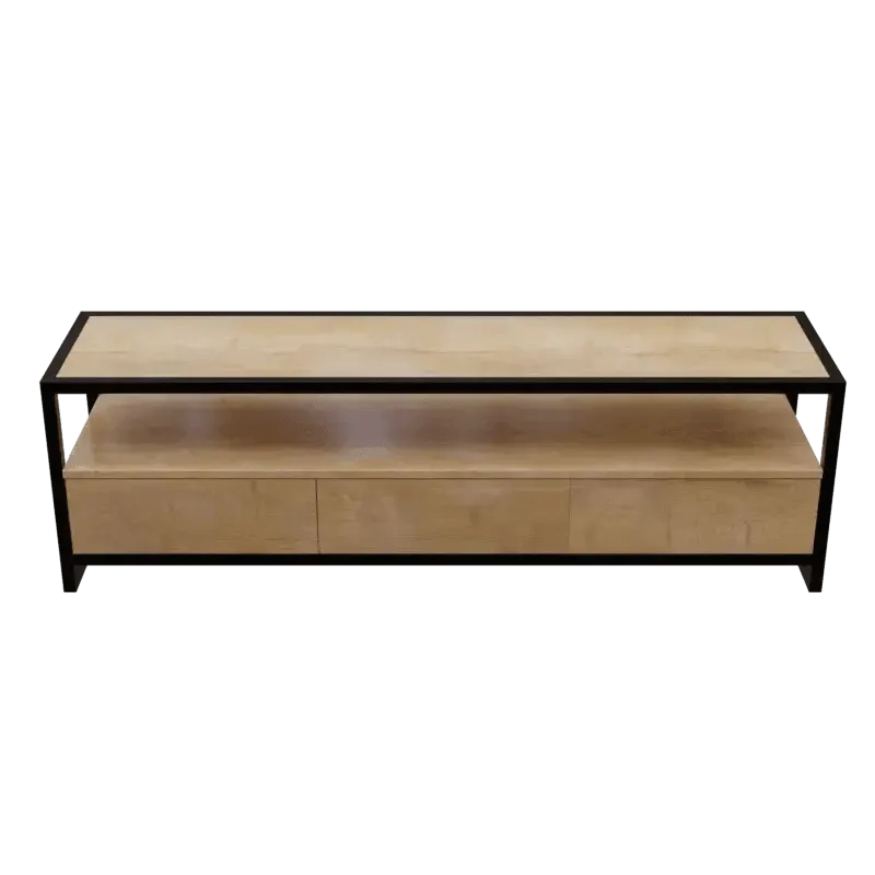 Casper TV Unit With Storage Space & Drawers in Large Size in Wooden Texture