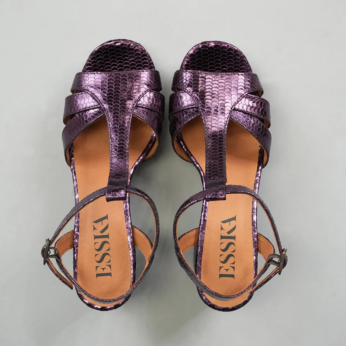 Charlie Metallic Plum
