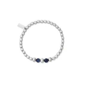 CHLOBO Men's Sodalite Cube Bracelet