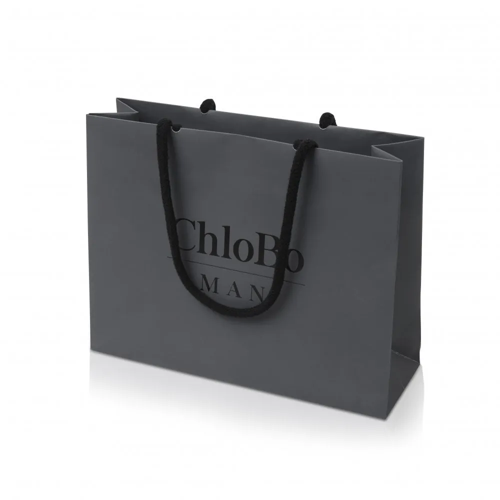 CHLOBO Men's Sodalite Cube Bracelet