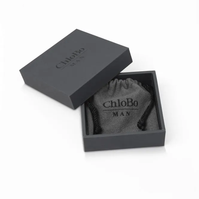CHLOBO Men's Sodalite Cube Bracelet