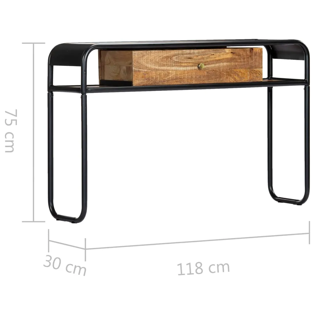 Console Table 118x30x75 cm Solid Mango Wood