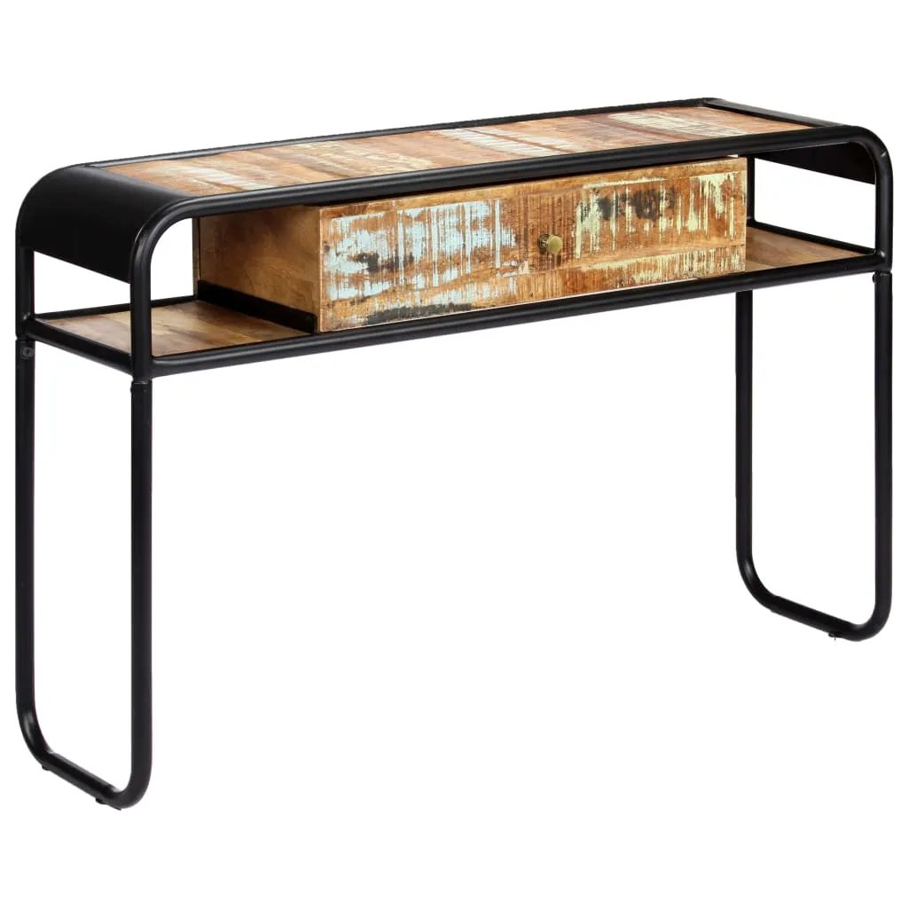 Console Table Entryway Table Side Table with Drawer Solid Wood Mango