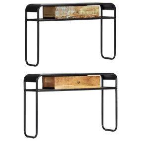 Console Table Entryway Table Side Table with Drawer Solid Wood Mango