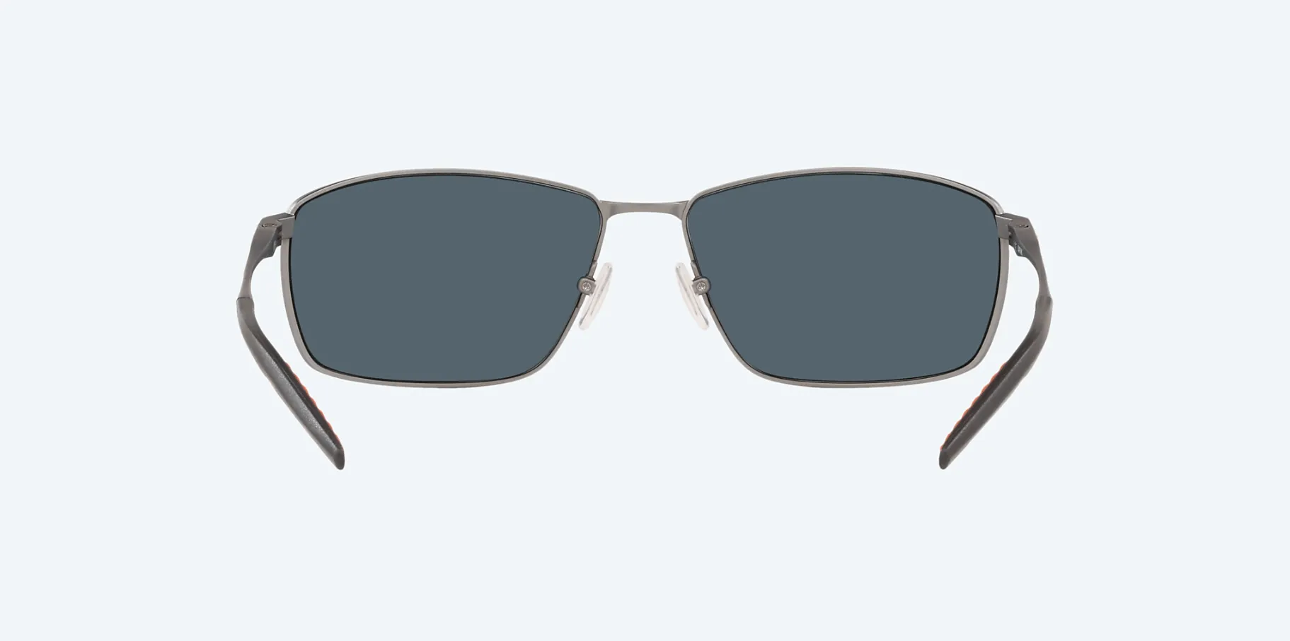 Costa Del Mar Turret Matte Silver & Translucent Grey Frame/Gray Silver Mirror Sunglasses
