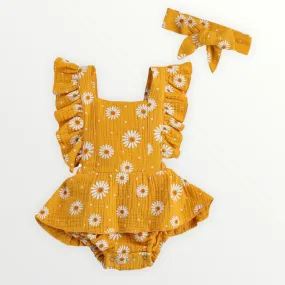 Daisy Romper - Yellow