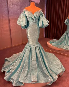 Enticing Off-Shoulder Evening Dress