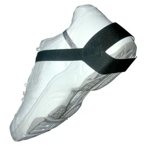 Heel Grounder, 1.25" Cup, Stretch Velcro, 1 Meg, Black-5PK