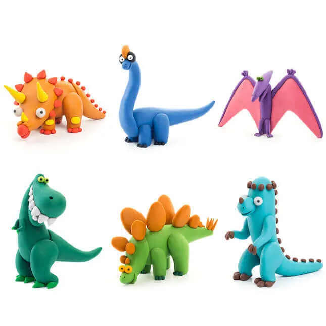 Hey Clay Dinos Air Dry Modeling Clay Kit