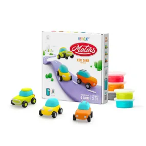 Hey Clay - Eco Cars Air-Dry Modeling Clay Kit