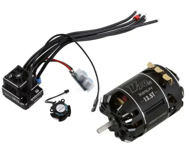 Hobbywing 38020334 XR10 Pro G2S Sensored Brushless ESC/V10 G4 Motor Combo (13.5T)