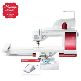 HUSQVARNA® VIKING® DESIGNER RUBY™ 90 Sewing & Embroidery Machine  🎄 Holiday Bundle