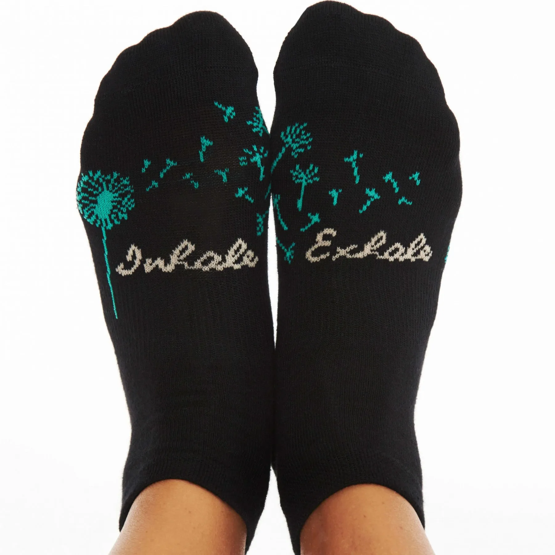 Inhale Exhale Non-Skid Socks (Women's)