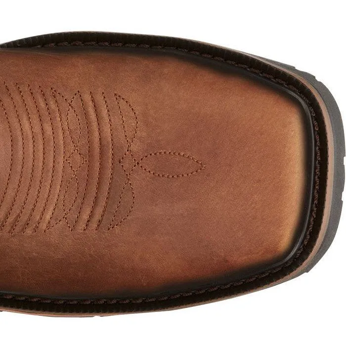 Justin Men's Dallen 11" Nano Comp Toe Western Work Boot -Brown- SE4215