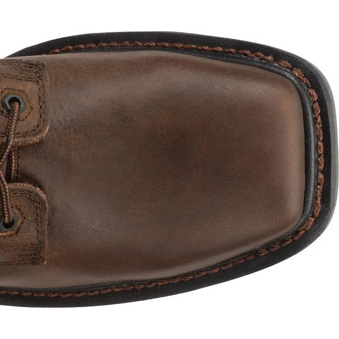 Justin Men's Pipefitter 8" Steel Toe Western Work Boot - Brown - WK200