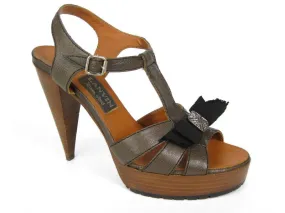 Lanvin Taupe Platform Sandals