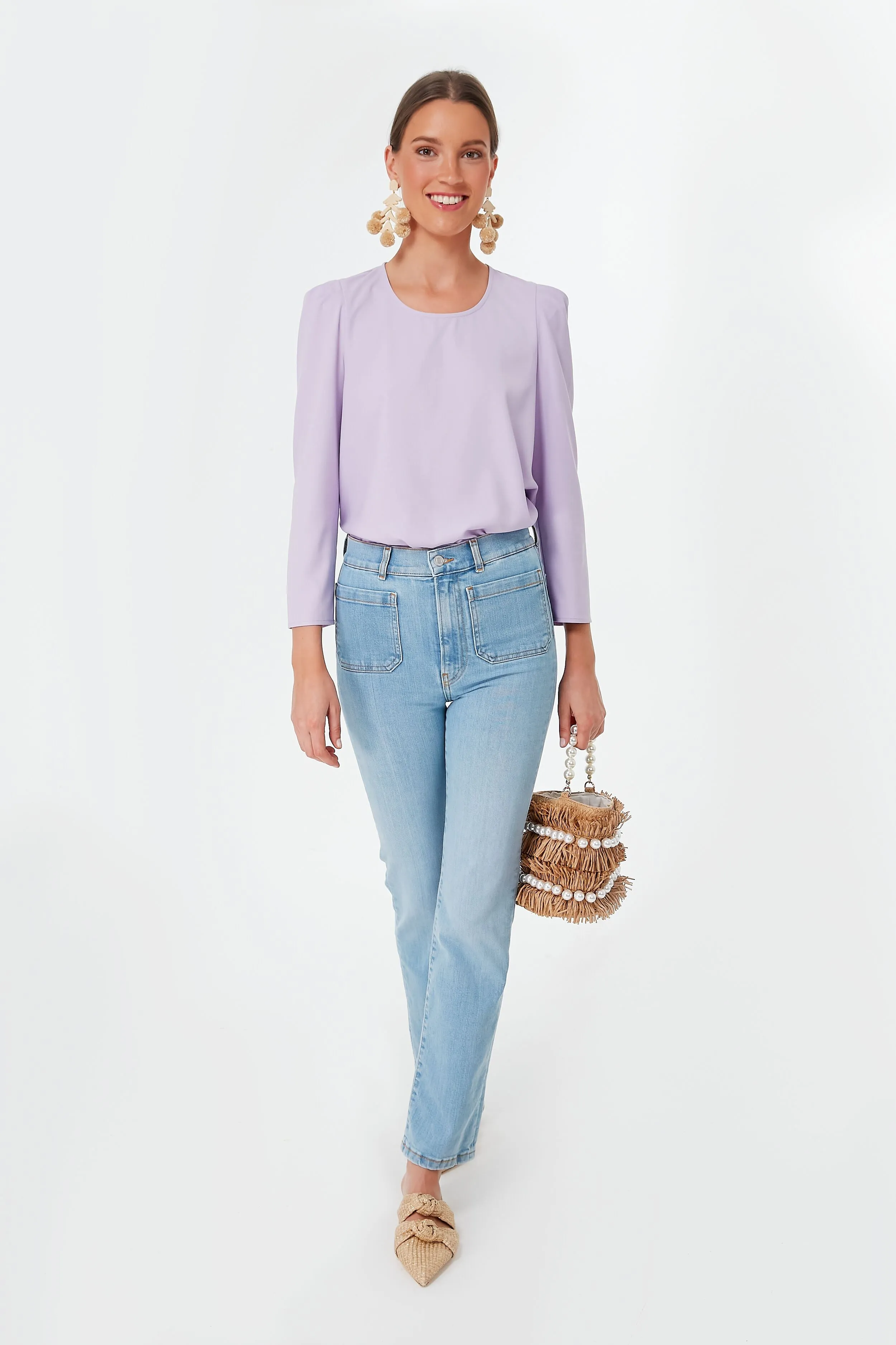 Lavender Bedford Top