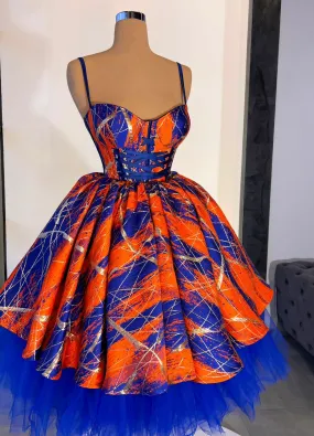 Leilani Beautiful Multicolour Evening Dress
