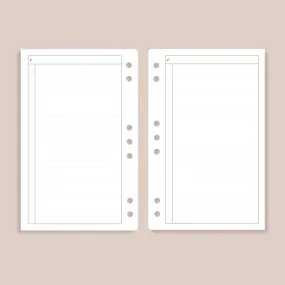 Lined Planner Inserts