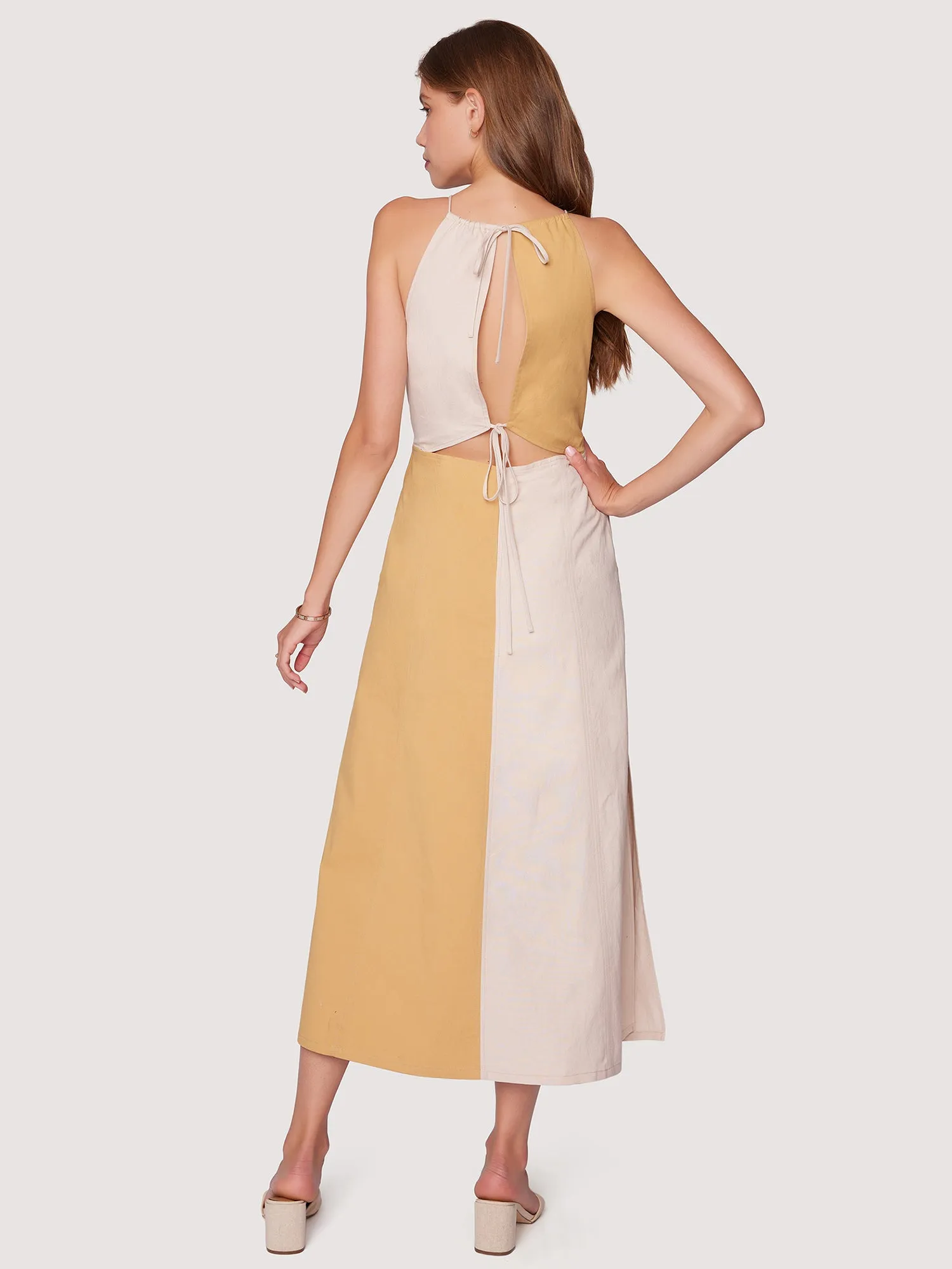 Lost   Wander La Creme Maxi Dress
