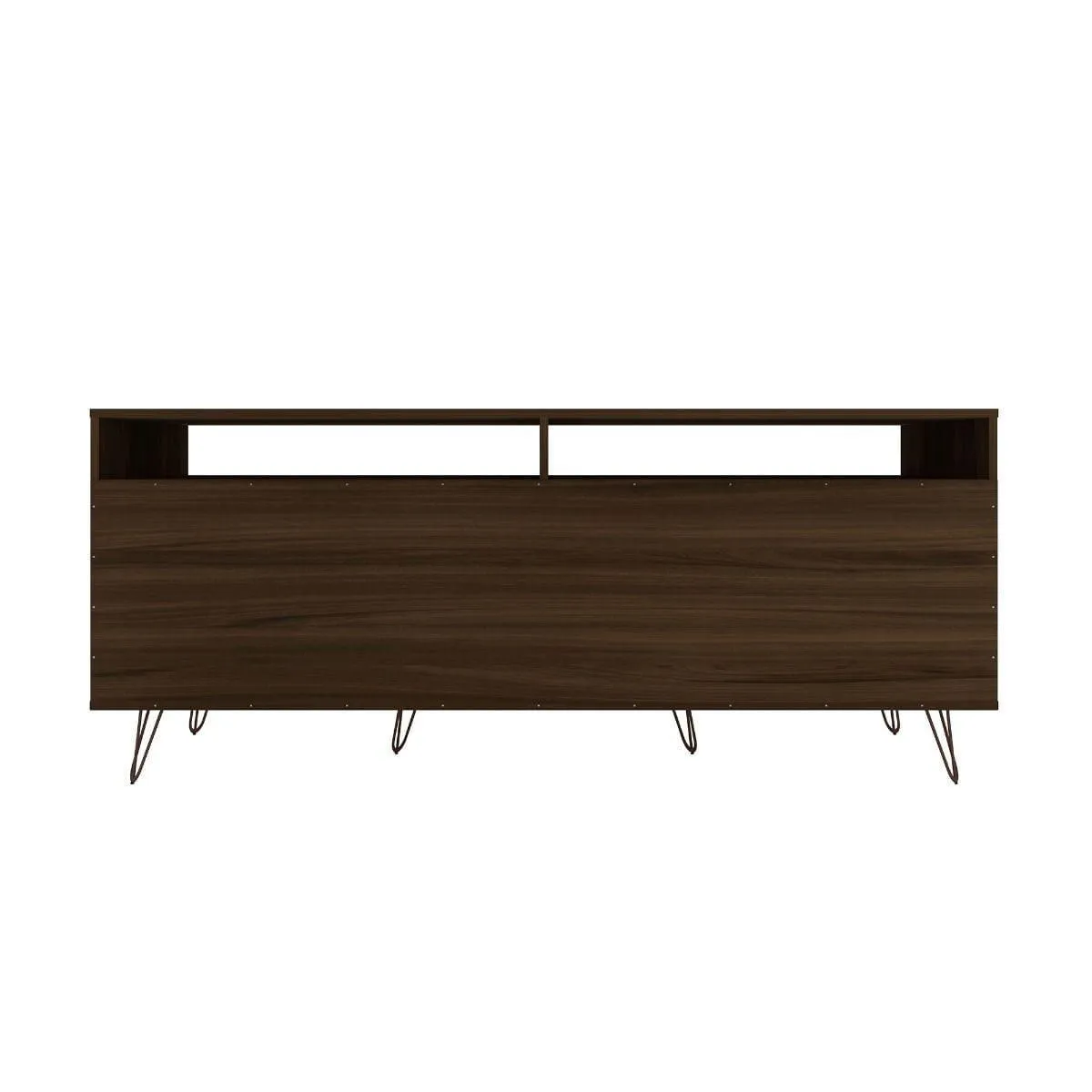 Manhattan Comfort Rockefeller 63 inch TV Stand with Metal Legs