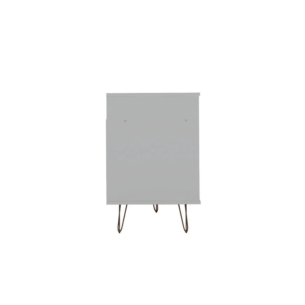 Manhattan Comfort Rockefeller 63 inch TV Stand with Metal Legs
