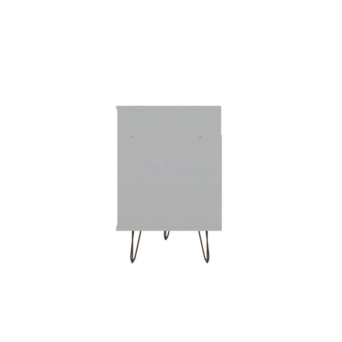 Manhattan Comfort Rockefeller 63 inch TV Stand with Metal Legs